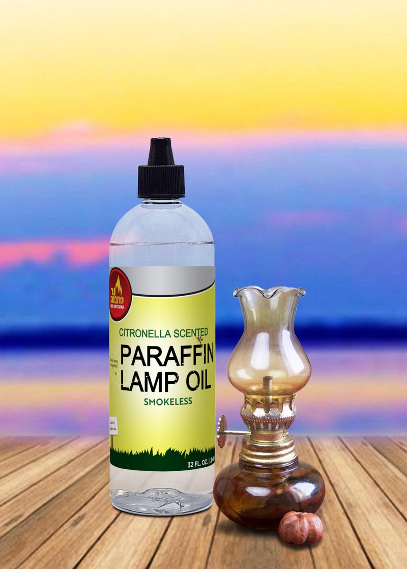 Ner Mitzvah Citronella Scented Lamp Oil, 2 Liter Smokeless and Odorless Insect and Mosquito Repellent Paraffin Lamp Oil for Indoor and Outdoor, Torches and Oil Candle - Image 5